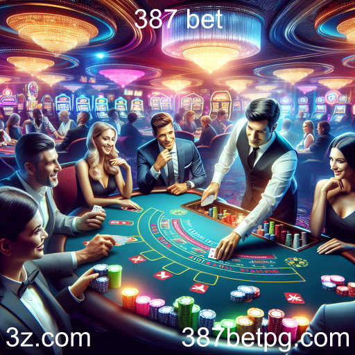 Viva a Emoção do Cassino Ao Vivo no 387 Bet